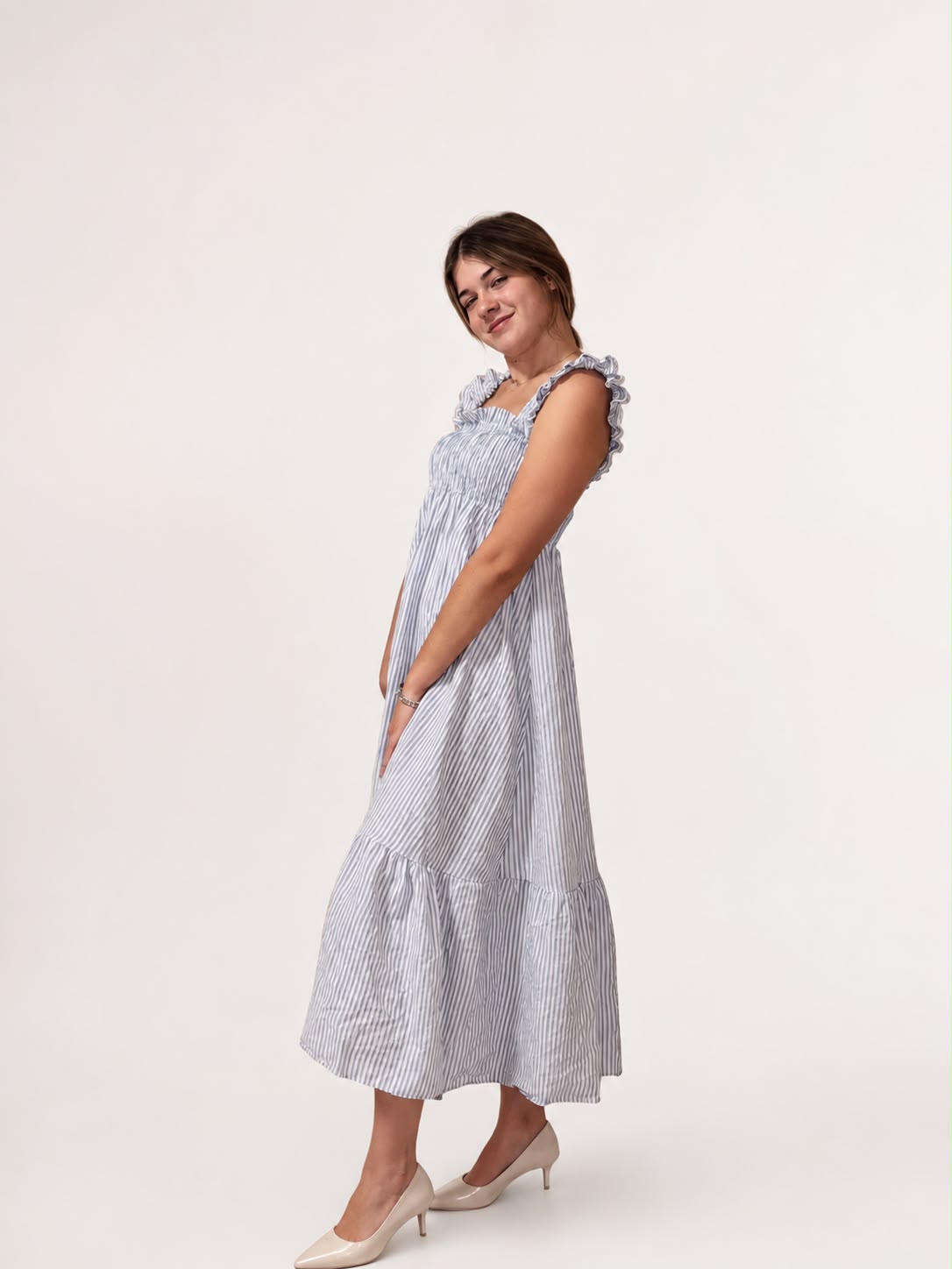 VESTIDO AZUL DULCE Y FRESCOR TALLA UNICA